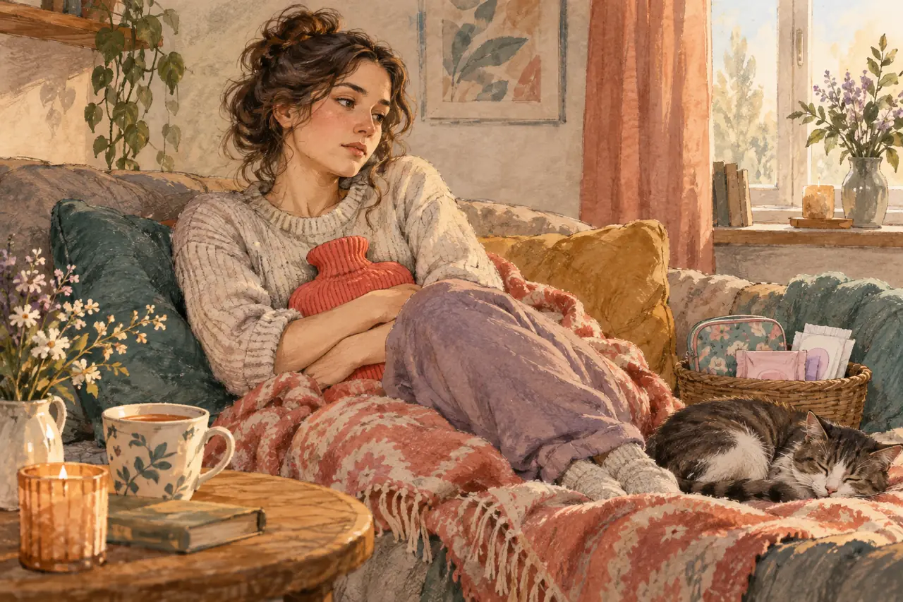 Иллюстрация к материалу «Почему возникает цистит во время месячных и как его лечить?»