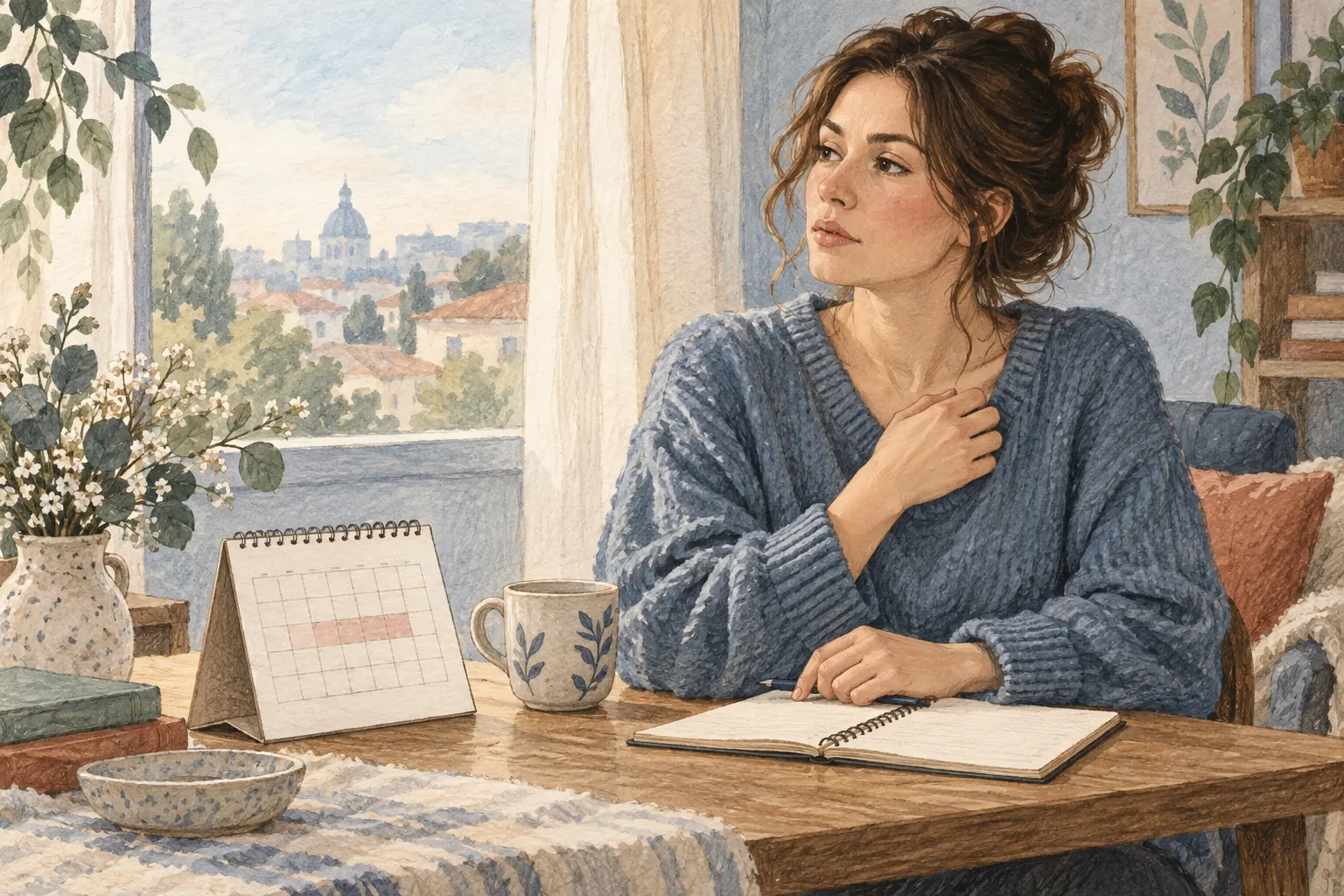 Иллюстрация к материалу «Болезненность груди при отсутствии месячных – беременность или гормональный сбой?»